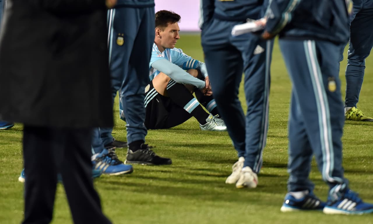 La tristeza de Messi