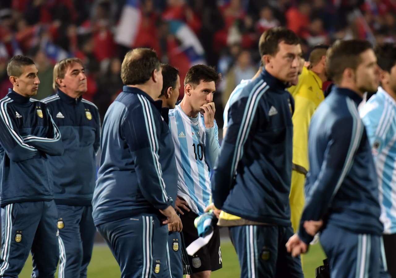 La tristeza de Messi