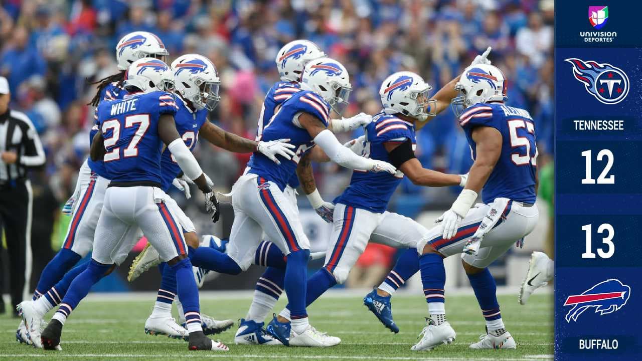 Stephen Hauschka pateó un gol de campo de 46 yardas mientras el reloj del juego expiraba para que los Bills consiguieran su segunda victoria de la temporada, sobre Tennessee.