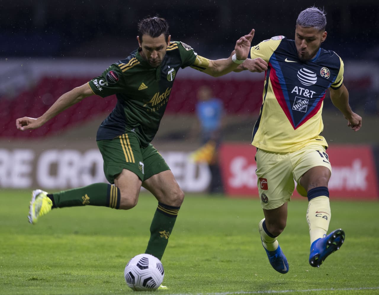 Las anotaciones de Federico Viñas y Leo Suárez, Américas vence 3-1 en casa al Portland Timbers y son el último clasificado a las semifinales de la Concacaf Liga de Campeones.