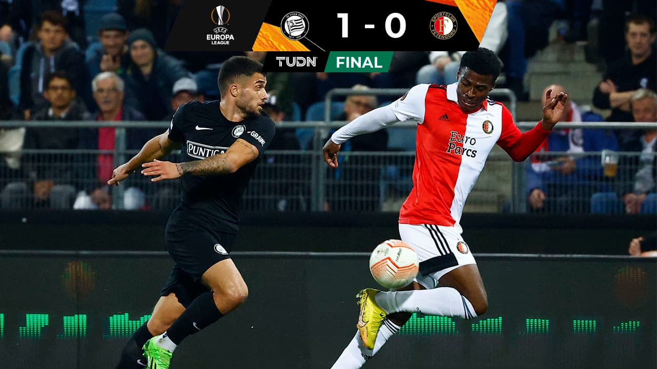 Feyenoord cae con Sturm Graz y peligra clasificación en Europa League