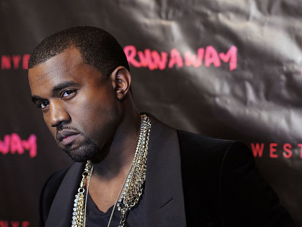 NEW YORK - OCTOBER 21: Rapper, writer and director Kanye West attends the "Runaway" New York premiere at Landmark's Sunshine Cinema on October 21, 2010 in New York City. (Photo by Michael Loccisano/Getty Images)