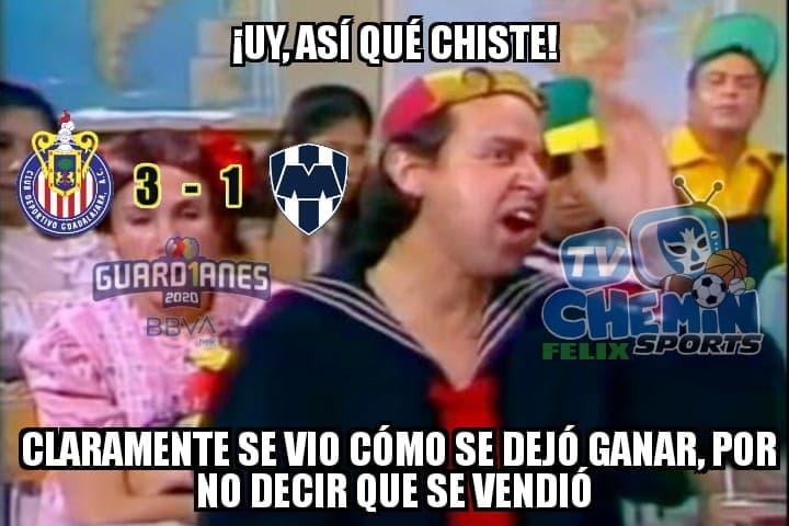 Los memes se aprovechan de Cruz Azul gracias a su derrota frente a Pumas, a Tigres por su empate con el Atlas y las Chivas por su ayuda del VAR frente a Monterrey.