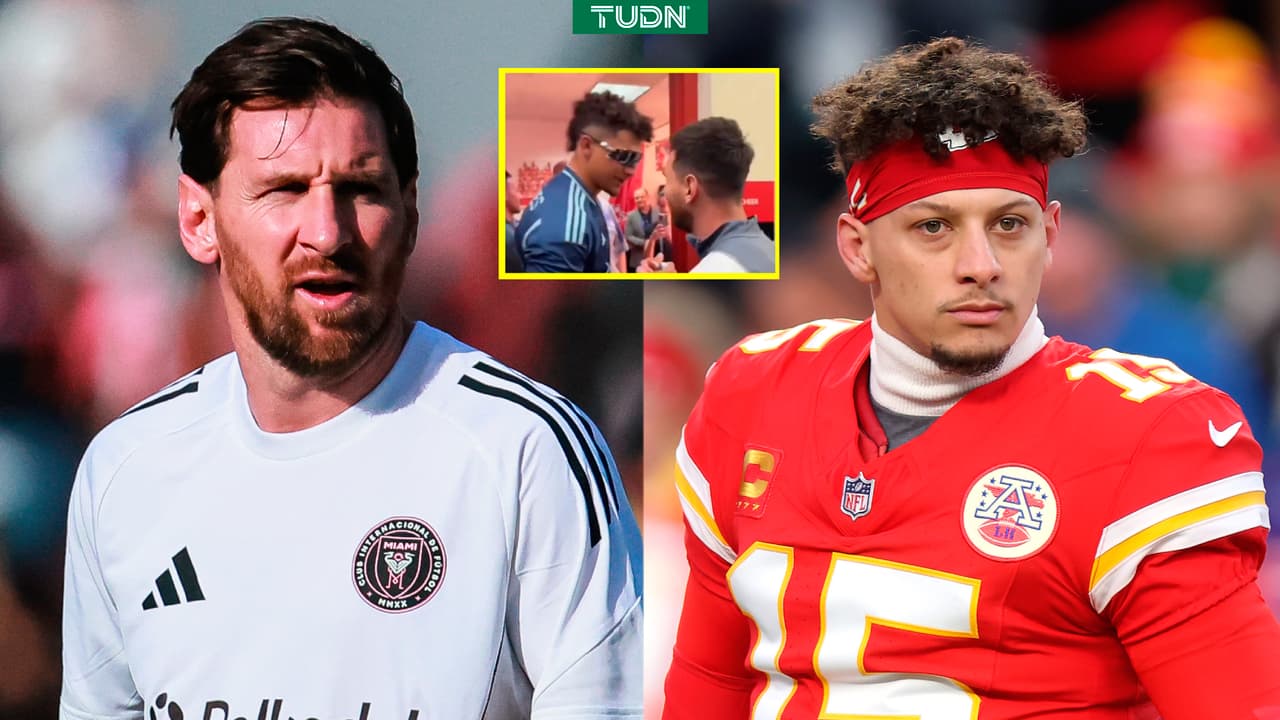 Mahomes elogia a Lionel Messi previo al Super Bowl 2025
