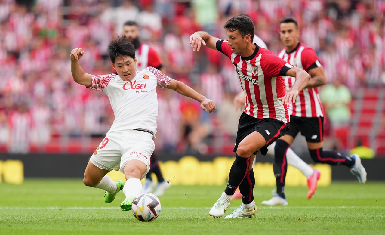 Javier Aguirre comenzó la temporada 2022-23 con igualdad del Mallorca 0-0 ante el Athletic Club en San Mamés en actividad de la Jornada 1 de LaLiga de España.