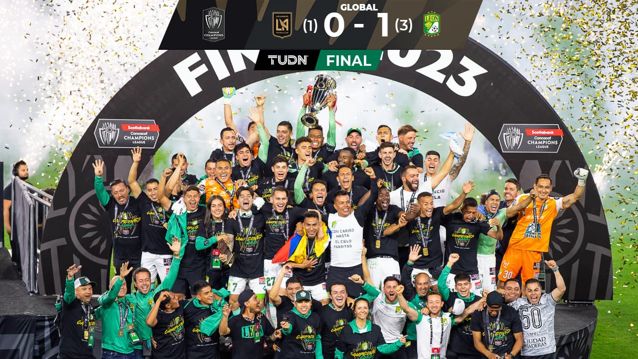 León derrota a LAFC de Carlos Vela y alza el título de la Concacaf Liga de Campeones 2023