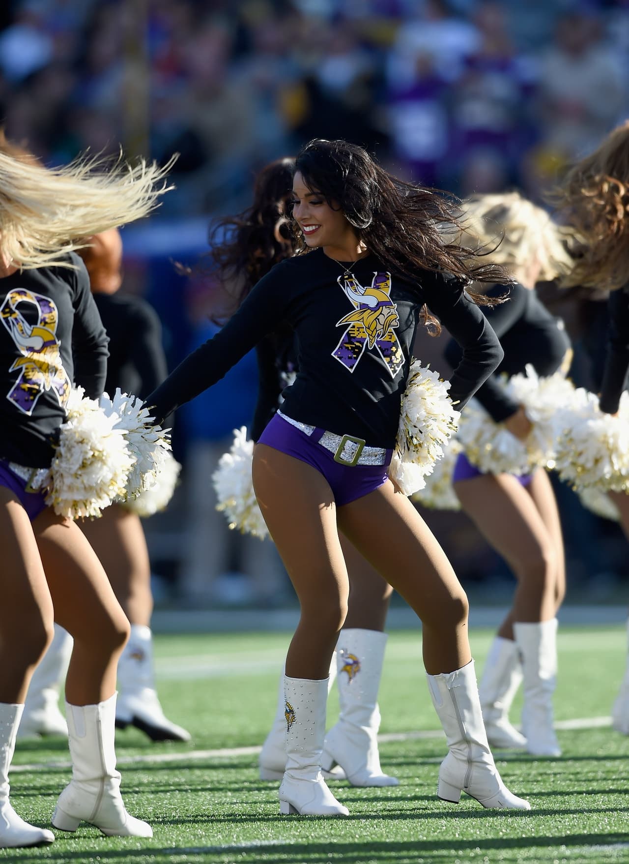 Esta preciosa chica de bellos ojos es integrante de las cheerleaders de los Minnesota Vikings. En su segundo año, checa lo mejor de ella.