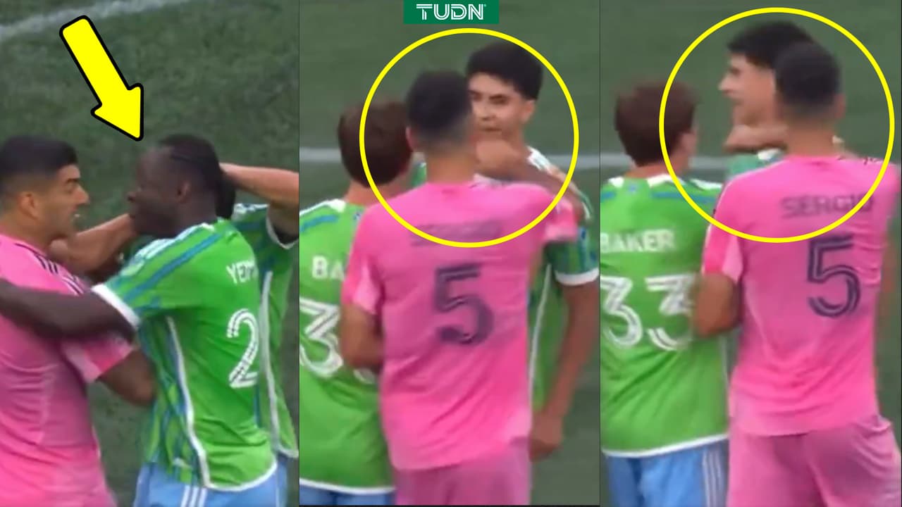 Sergio Busquets agrede a Obed Vargas con un puñetazo en su rostro