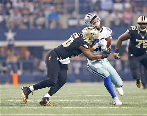 El TE de los Dallas Cowboys entra a su tercer año en la NFL este 2015, checa sus mejores imágenes (AP-NFL).