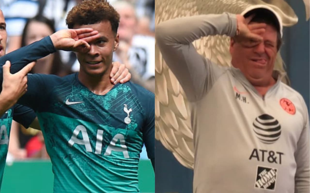 El fútbol mexicano se unió al reto del Dele Alli Challenge, una curiosa celebración que pronto se convirtió tendencia en las redes sociales y que cada cuál trata de ejecutar con su mejor réplica.