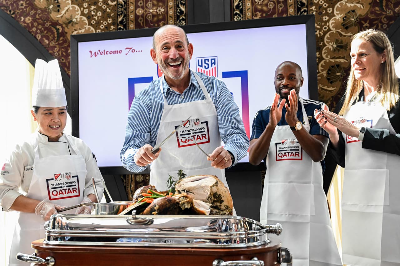 Delegación de Estados Unidos celebra Thanksgiving Day desde el Mundial Qatar 2022