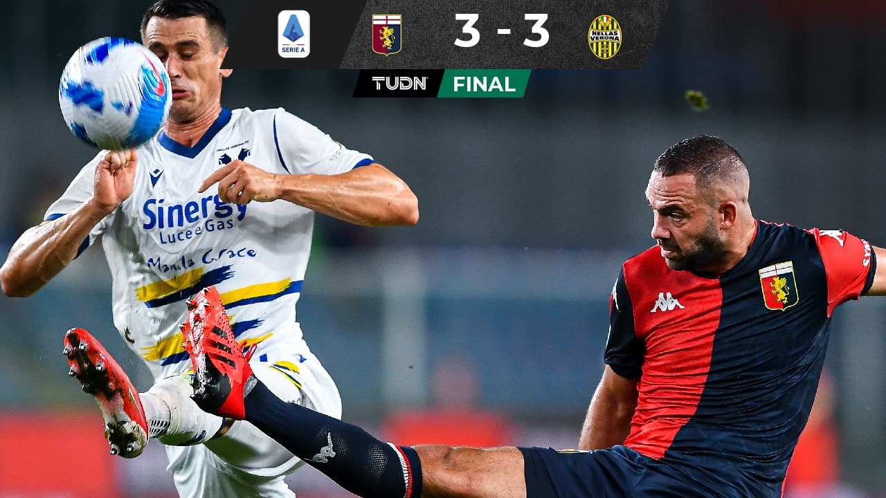 Espectacular empate entre el Genoa y el Hellas Verona