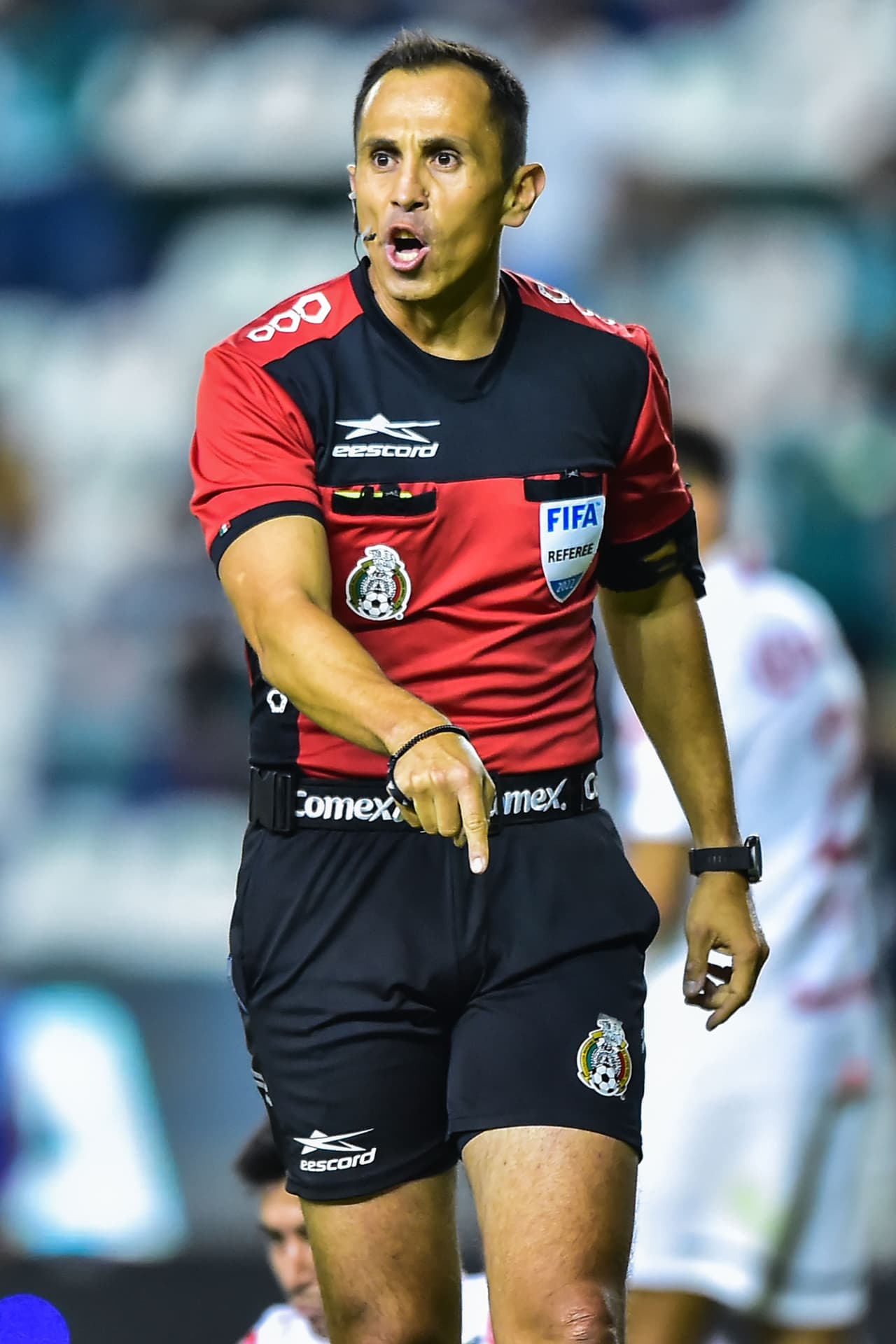 Luis Santander validó el gol de Mena.