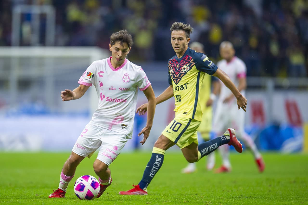 Con goles de Alvaro Fidalgo y Sebastián Córdova, América vence 2-1 a Santos, llegan a 31 puntos y continúan como líderes del torneo.