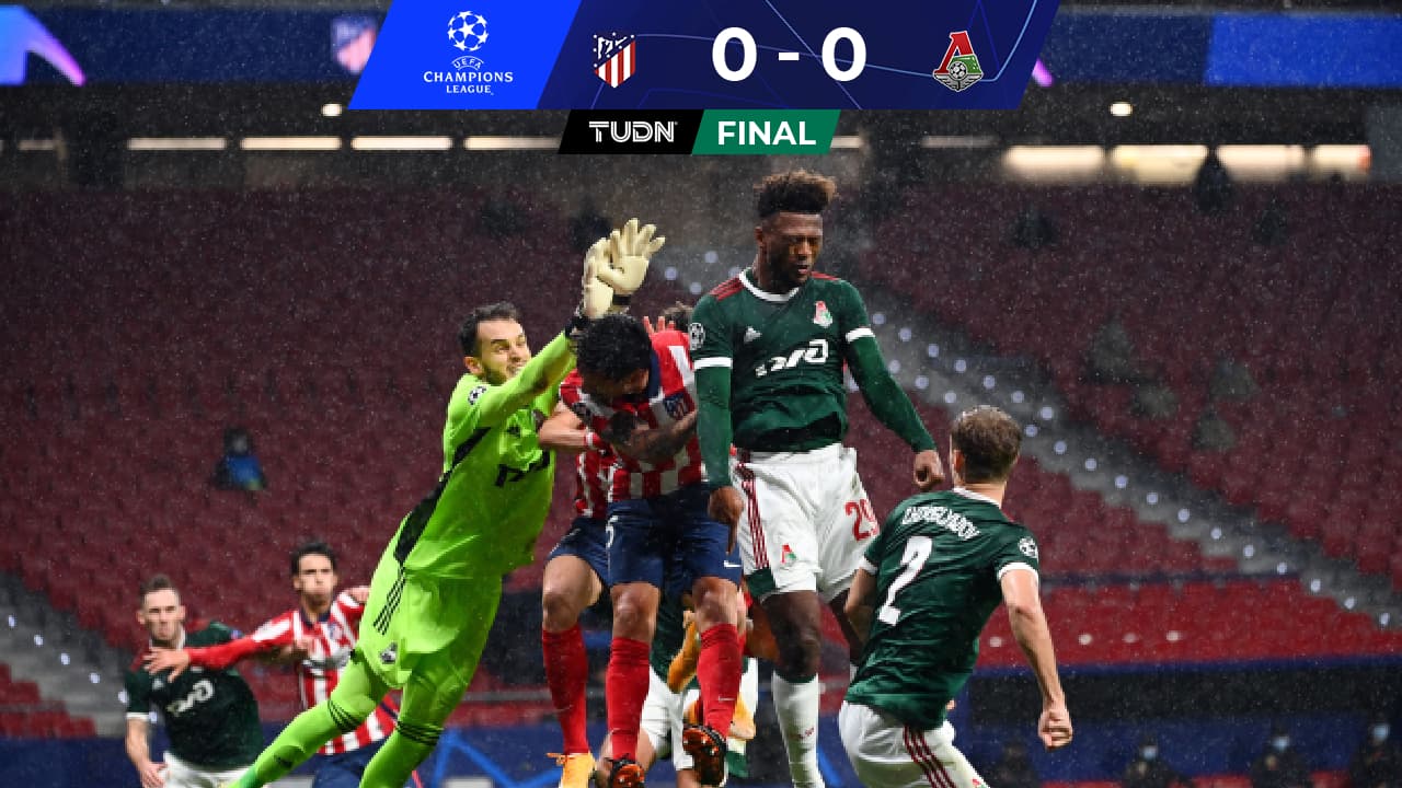 Atlético de Madrid firma empate con Lokomotiv, pero aún vive