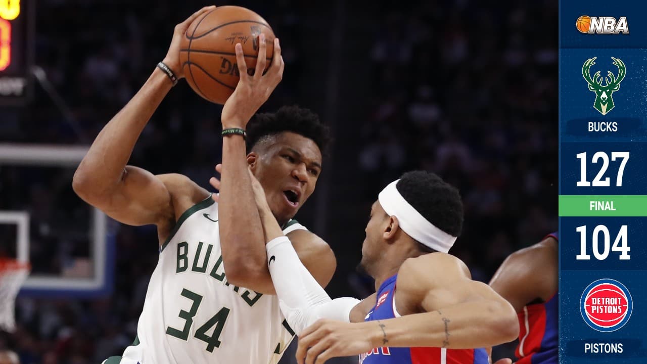 Los Bucks barren a los Pistons y ganan su primera serie de Playoffs en 18 años