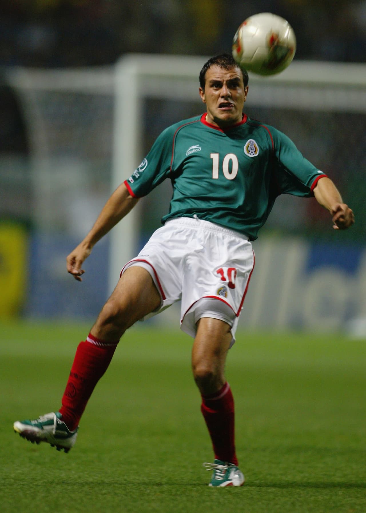 Cuauhtemoc Blanco fue el hombre encargado de filtrarle el balón a Jared Borgetti tras muchos pases.
