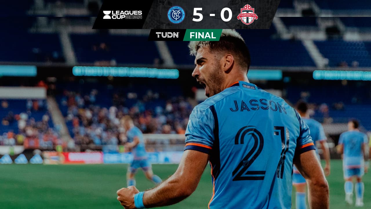 Aparecieron los goles: NYCFC ganó 5-0 a Toronto y enciende su esperanza