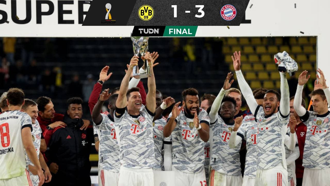 Borussia Dortmund 1-3 Bayern Múnich, Supercopa Alemania 2021. Goles, resultado y resumen