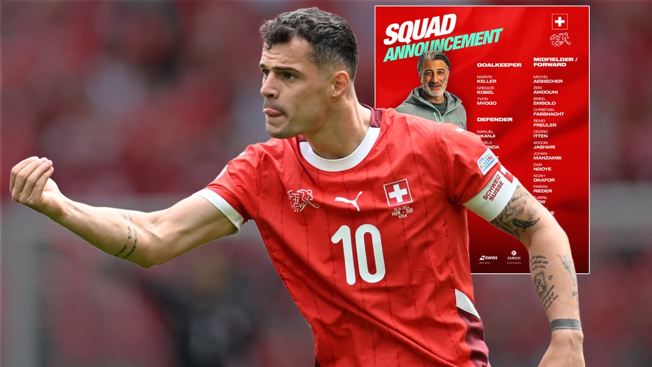 Esta es la lista definitiva de Suiza para el Mundial 2026