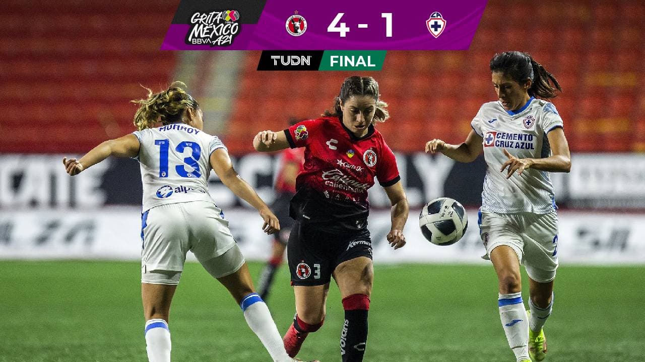 Marcador Tijuana vs. Cruz Azul, Liga BBVA MX Femenil