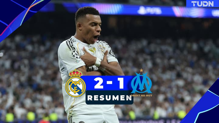 Real Madrid, con doblete de Mbappé, remonta y vence al Marsella