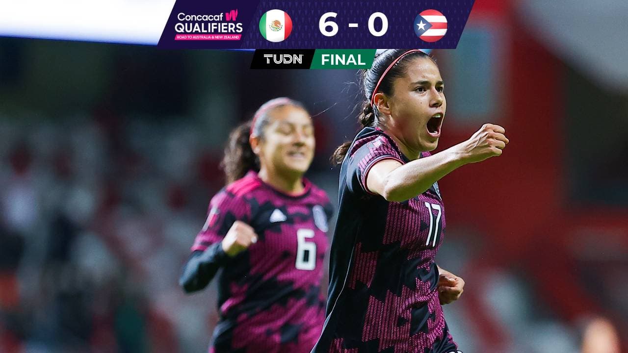 El Tri Femenil golea a Puerto Rico y se clasifica a la Fase Final del Premundial