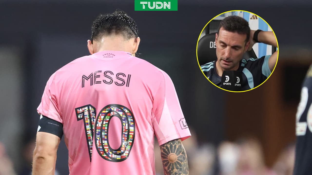 Scaloni nervioso por lesión de Messi previo al Mundial 2026