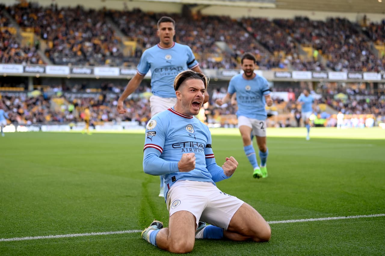 Manchester City goleó 0-3 a Wolves en la Jornada 8 de la Premier League con goles de Jack Grealish, Erling Haaland y Phil Foden.