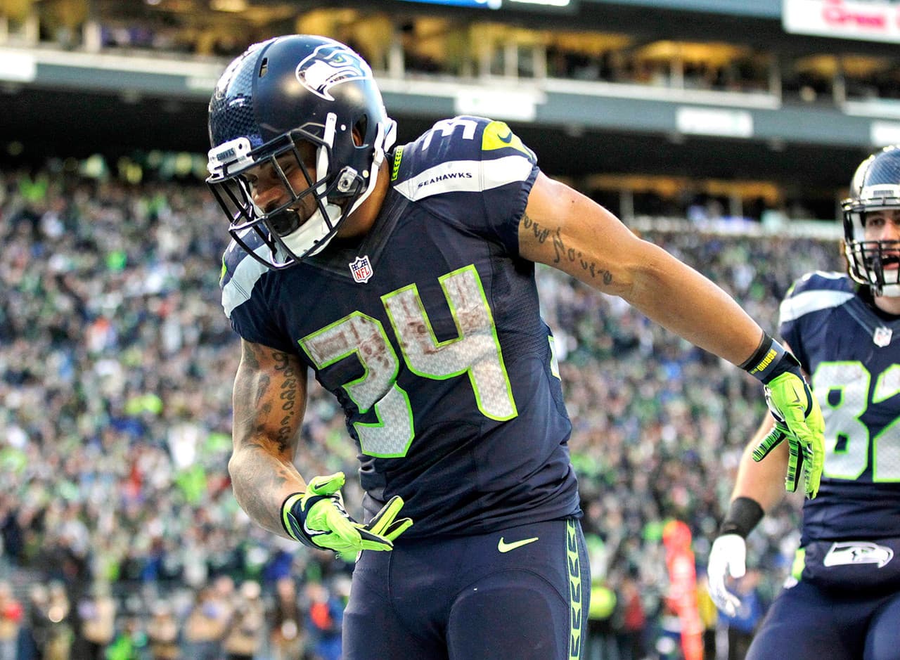 1.- Thomas Rawls, RB, Seattle Seahawks.- 37.5 puntos.