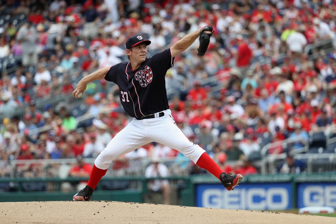 Strasburg mantiene su invicto en victoria de Nationals sobre Cardinals
