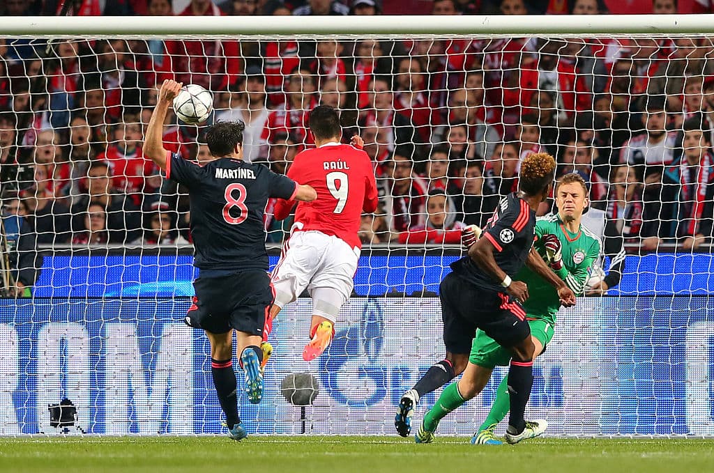 7. Raúl Jiménez con el Benfica: 4 goles