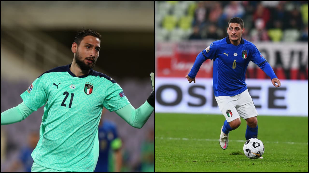 Italia | Gianluigi Donnarumma, el cancerbero del Milan es el jugador mejor cotizado del representativo. Marco Verratti, mediocampista del PSG, podría llegar en excelente forma a la justa continental.