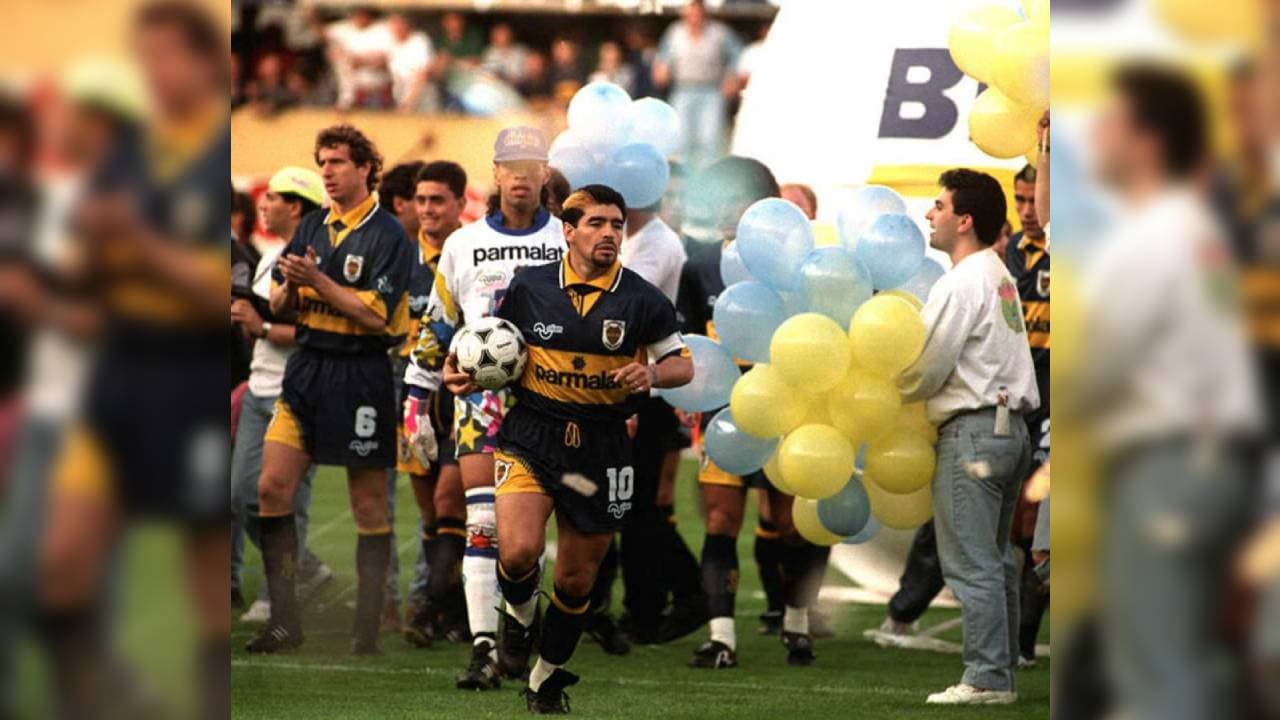 Diego Armando Maradona de vuelta tras cumplir los quince meses de condena.