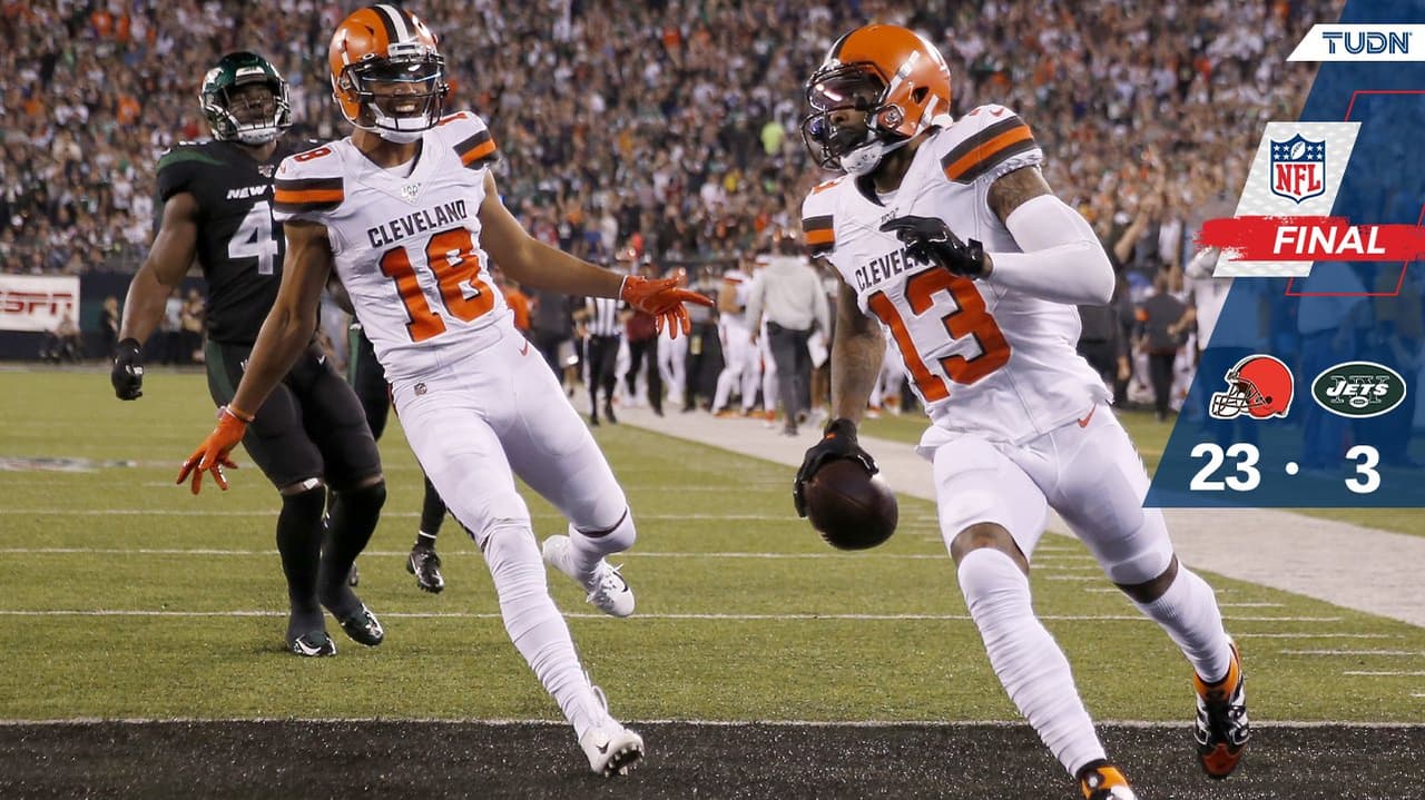 Cleveland luce sólido ante los Jets y capturan su primer triunfo