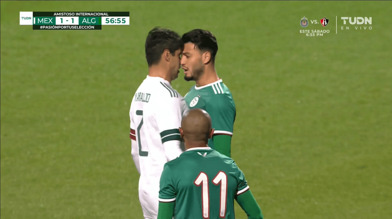 México y Argelia empatan en partido amistoso. Jesús ‘Tecatito’ Corona y Diego Lainez marcaron por parte del Tricolor, mientras que Bennacer y Mahrez anotan por la escuadra africana