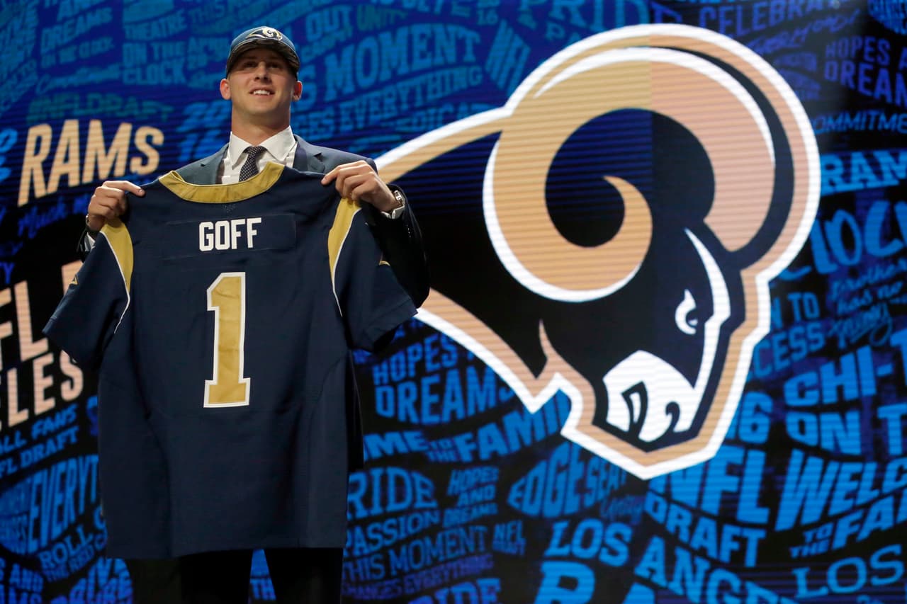 1 LOS ANGELES RAMS QB JARED GOFF -- CALIFORNIA