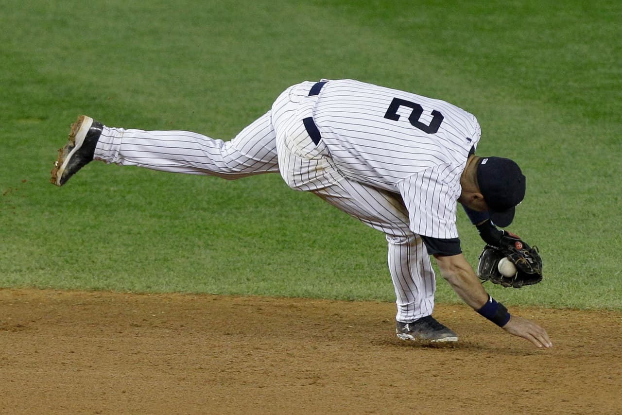 Jeter jugó de las temporadas 1995 a 2014; sus 20 años de carrera fueron con los New York Yankees.