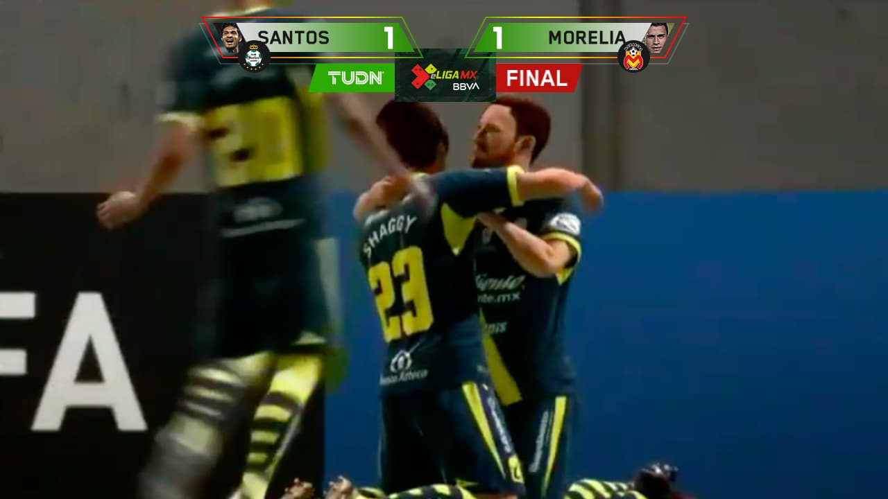 Eduardo Aguirre y Santos desaprovechan chance de Liguilla ante Morelia en eLiga MX