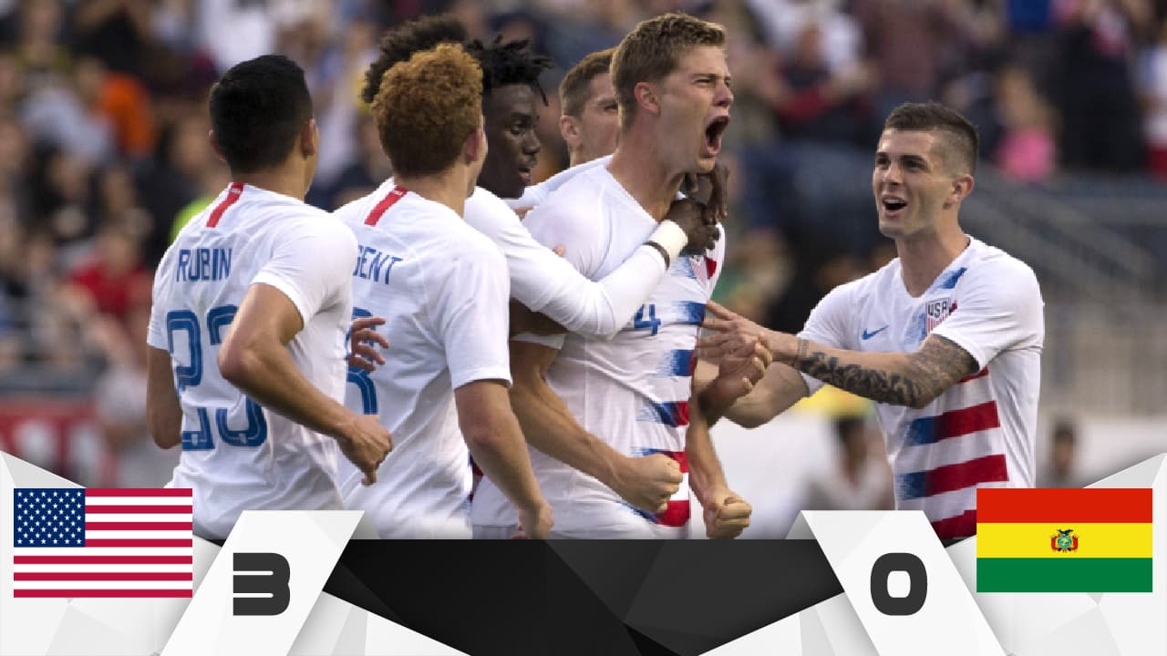 Estados Unidos exhibió a Bolivia con una renovada y joven generación