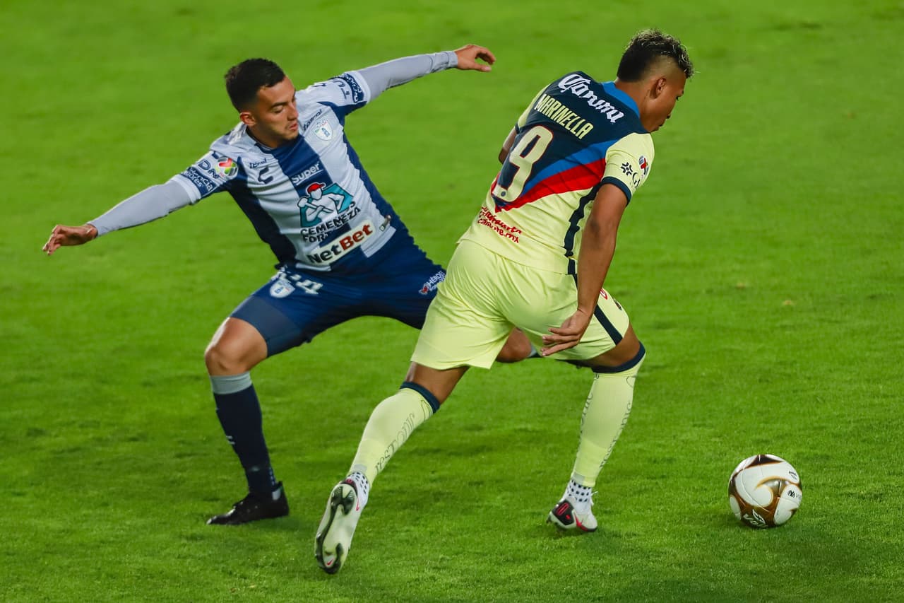 Pachuca controla el partido de principio a fin y con goles de Erick Aguirre, Felipe Pardo y Luis Chávez los Tuzos vencen 3-1 a las Águilas y toman una muy cómoda ventaja en la serie.