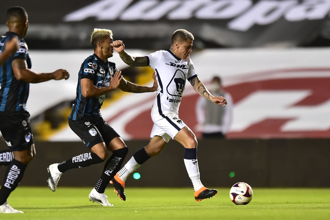 José Gurrola y Ángel Sepúlveda fueron los encargados de darle la victoria a los Gallos 2-0 sobre los Pumas.