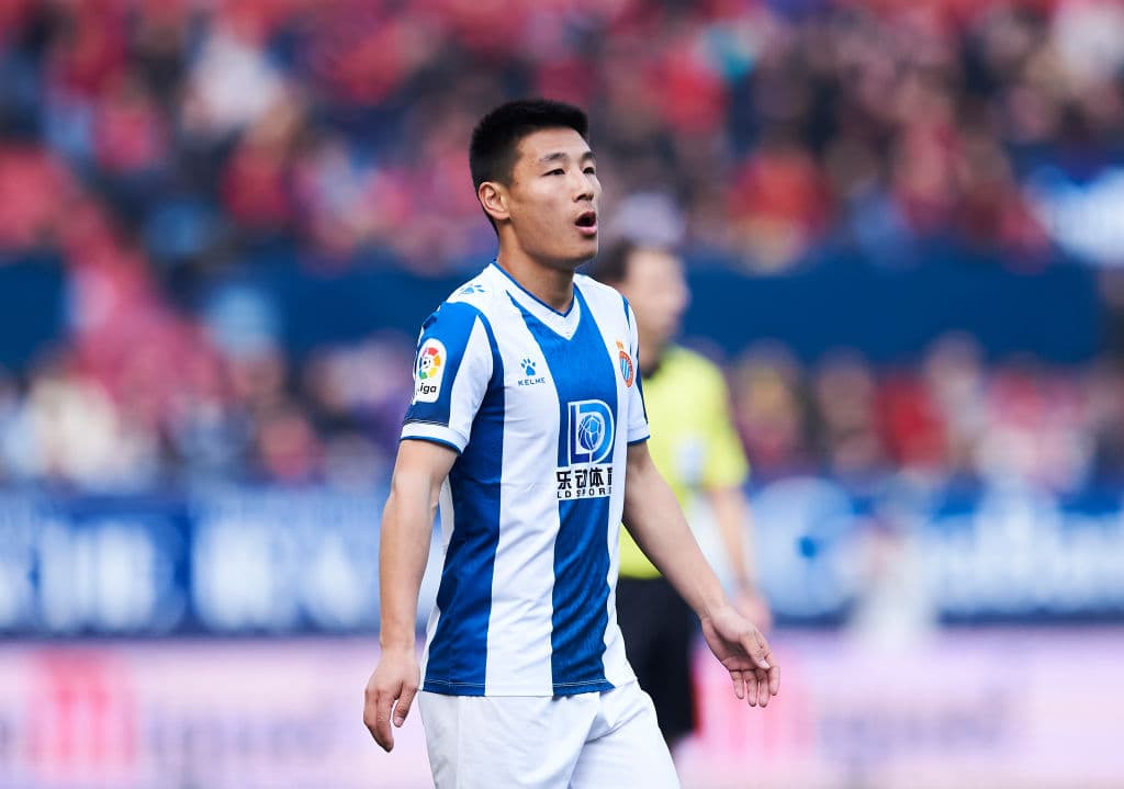 Wu Lei, jugador del Espanyol de Barcelona.
