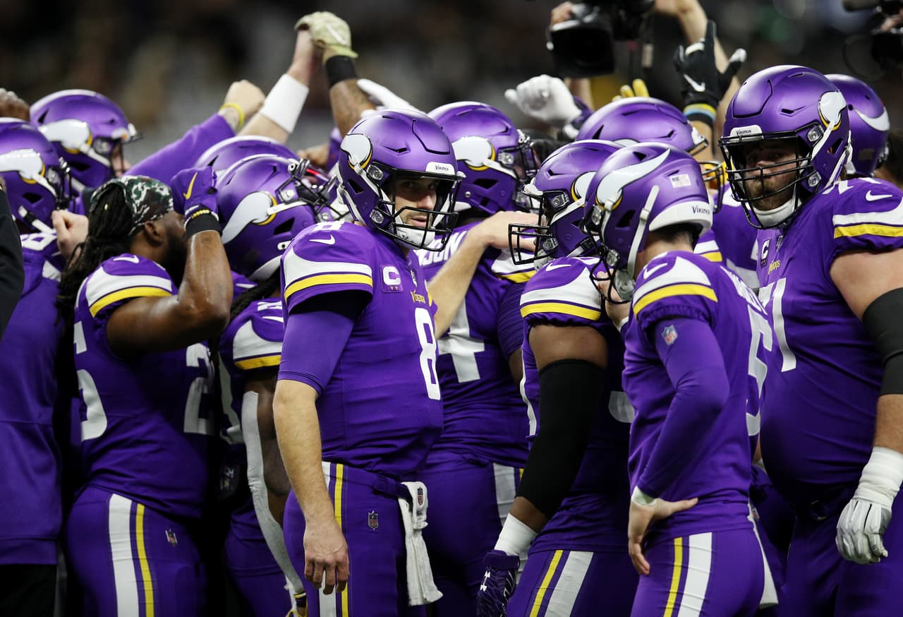 Minnesota saca el partido con una atrapada de Kyle Rudolph en tiempo extra y derrotan 26-20 a New Orleans Saints.