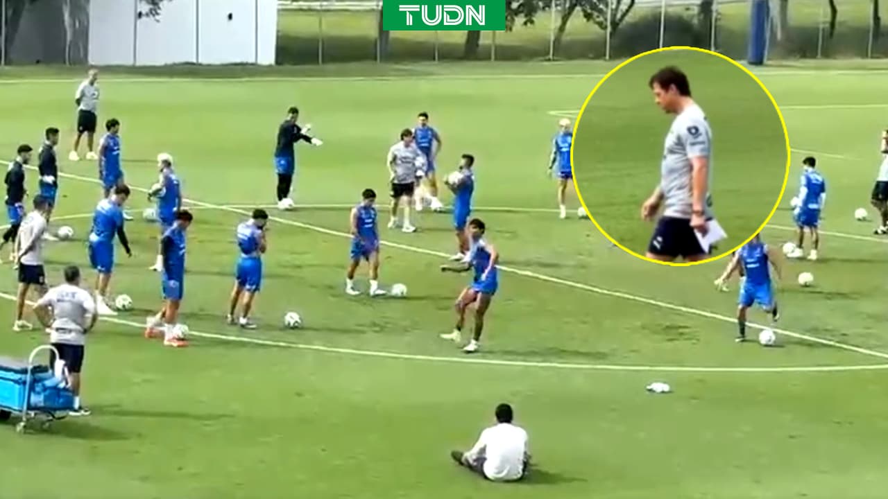 Matías Almeyda dirige su primer entrenamiento con Rayados