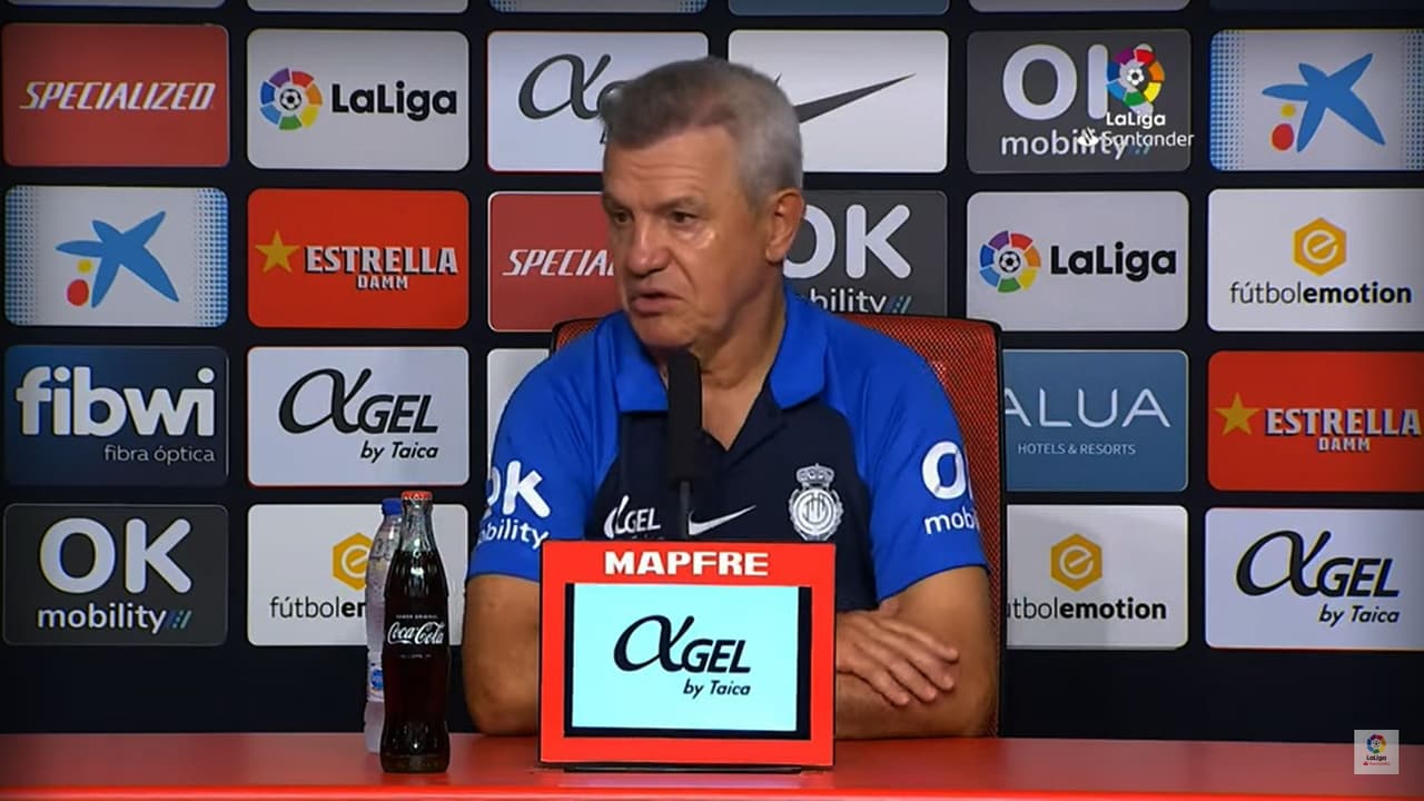 Javier Aguirre sentencia que se quedó con cara de “gilipollas” tras empate del Mallorca