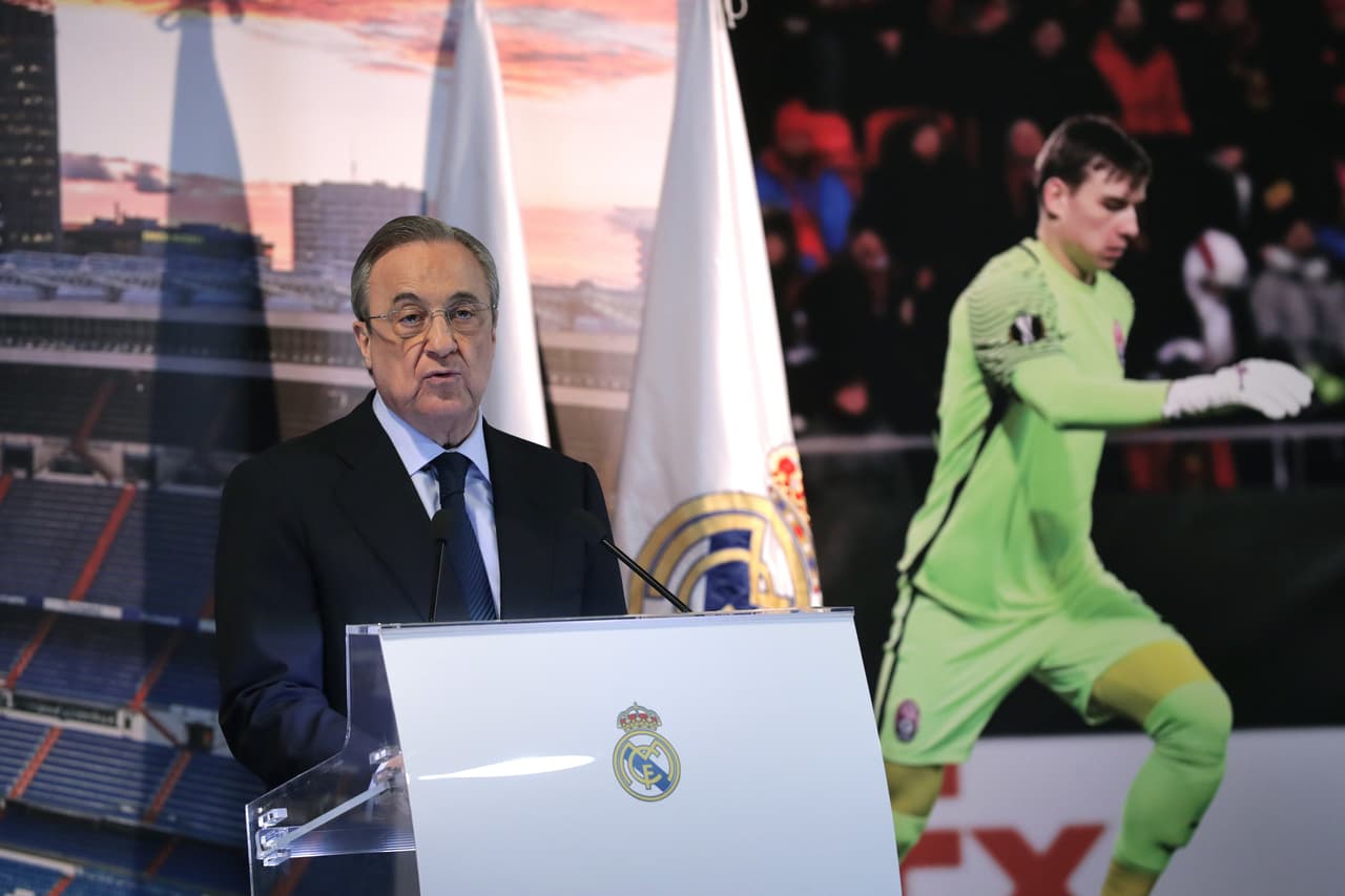 Florentino Pérez, presidente del Real Madrid, indicó durante la presentación que uno de los objetivos del club blanco sigue siendo incorporar a futbolistas jóvenes y con proyección.