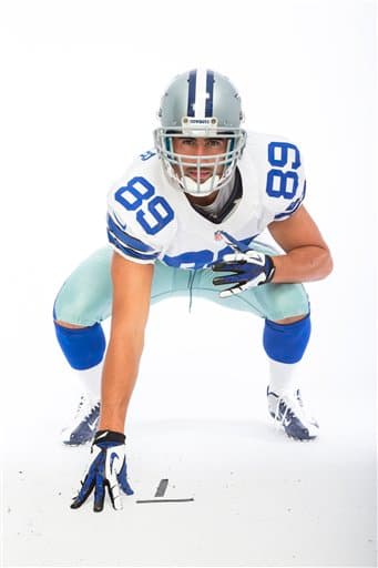 El TE de los Dallas Cowboys entra a su tercer año en la NFL este 2015, checa sus mejores imágenes (AP-NFL).