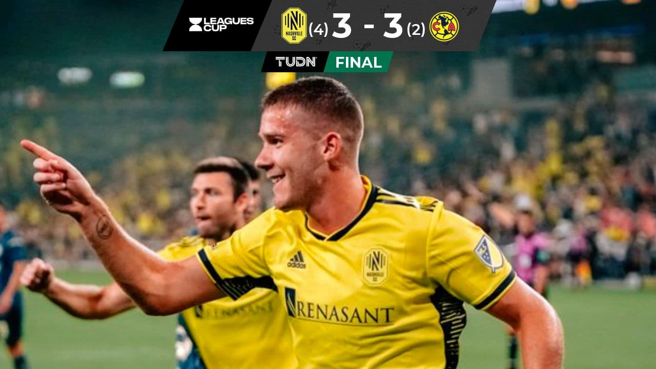 América pierde su buena racha y cae con Nashville en Leagues Cup