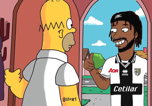 Gervinho en su paso por el futbol italiano.